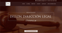 Desktop Screenshot of ddireccionlegal.com