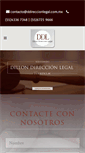 Mobile Screenshot of ddireccionlegal.com